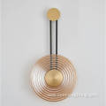 LED Glass Plate Modern Wall Lamp Design
